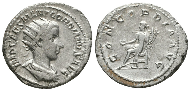 Gordian III. A.D. 238-244. AR antoninianus
Reference:
Condition: Very Fine

...