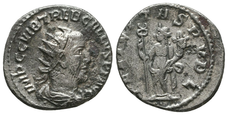 TREBONIANUS GALLUS, 251-253 AD. AR Antoninianus
Reference:
Condition: Very Fin...