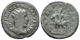 Philip II. As Caesar, A.D. 244-247. AR antoninianus
Reference:
Condition: Very Fine

Weight: 3.5 gr
Diameter: 22.5 mm