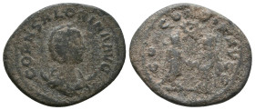Salonina. Augusta, A.D. 254-268. AE antoninianus
Reference:
Condition: Very Fine

Weight: 4.4 gr
Diameter: 23.8 mm