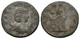 Salonina. Augusta, A.D. 254-268. AE antoninianus
Reference:
Condition: Very Fine

Weight: 3.9 gr
Diameter: 20.3 mm