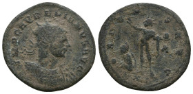 Aurelian. A.D. 270-275. AE antoninianus
Reference:
Condition: Very Fine

Weight: 4.7 gr
Diameter: 23.7 mm
