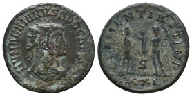 Numerian. As Caesar, A.D. 282-283. Æ antoninianus 
Reference:
Condition: Very Fine

Weight: 3.8 gr
Diameter: 21.3 mm