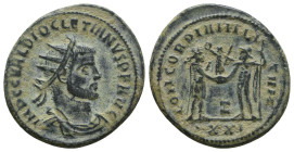 Diocletian. A.D. 284-305. AE antoninianus
Reference:
Condition: Very Fine

Weight: 4.5 gr
Diameter: 23 mm