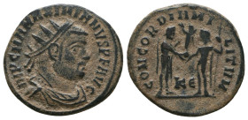 Maximianus, A.D. 286-305. AE antoninianus
Reference:
Condition: Very Fine

Weight: 3.6 gr
Diameter: 20.2 mm