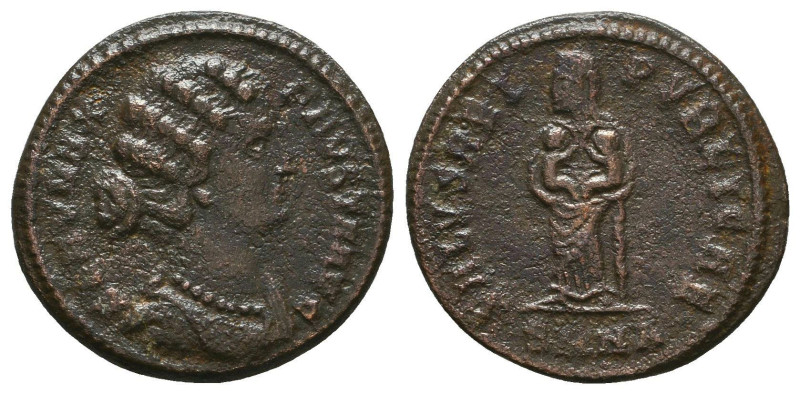 Fausta. Augusta, AD 324-326. Æ Follis
Reference:
Condition: Very Fine

Weigh...