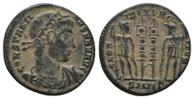 Constantine I. A.D. 307/10-337. AE 
Reference:
Condition: Very Fine

Weight: 2.1 gr
Diameter: 17.7 mm