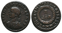 Constantine II. As Caesar, A.D. 317-337. AE
Reference:
Condition: Very Fine

Weight: 2.7 gr
Diameter: 18.3 mm