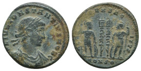 Constantine II. As Caesar, A.D. 317-337. AE
Reference:
Condition: Very Fine

Weight: 2 gr
Diameter: 17.5 mm