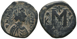 Byzantine Coins AE, 7th - 13th Centuries
Reference:
Condition: Very Fine

Weight: 17.3 gr
Diameter: 30 mm