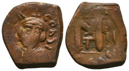 Byzantine Coins AE, 7th - 13th Centuries
Reference:
Condition: Very Fine

Weight: 5.6 gr
Diameter: 21.4 mm