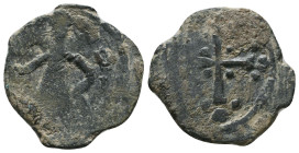 CRUSADERS COINS, AE. AD. 11th - 13th Centuries
Reference:
Condition: Very Fine

Weight: 4.2 gr
Diameter: 21.6 mm