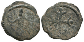 CRUSADERS COINS, AE. AD. 11th - 13th Centuries
Reference:
Condition: Very Fine

Weight: 4.8 gr
Diameter: 21.2 mm