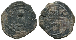CRUSADERS COINS, AE. AD. 11th - 13th Centuries
Reference:
Condition: Very Fine

Weight: 4 gr
Diameter: 23.3 mm