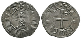 CRUSADERS COINS, Ar. AD. 11th - 13th Centuries
Reference:
Condition: Very Fine

Weight: 0.9 gr
Diameter: 18 mm