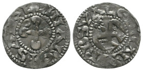 CRUSADERS COINS, Ar. AD. 11th - 13th Centuries
Reference:
Condition: Very Fine

Weight: 1 gr
Diameter: 17.7 mm
