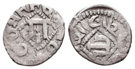Caffa (Genoese colony in CRIMEA) Silver asper 
Obverse: +.C.CЯFFЄ.V.R.G. (=Civitas CAFFaE); Genoese coat of arms. 
Reverse: Distorted Arabic inscrip...