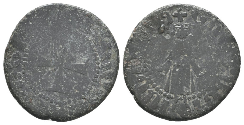 ARMENIA, Cilician Armenia. AE.
Reference:
Condition: Very Fine

Weight: 2.7 ...