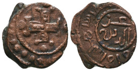 Islamic coins, Ae.
Reference:
Condition: Very Fine

Weight: 3.9 gr
Diameter: 19 mm