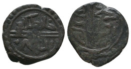 Islamic coins, Ae.
Reference:
Condition: Very Fine

Weight: 2.2 gr
Diameter: 16.5 mm