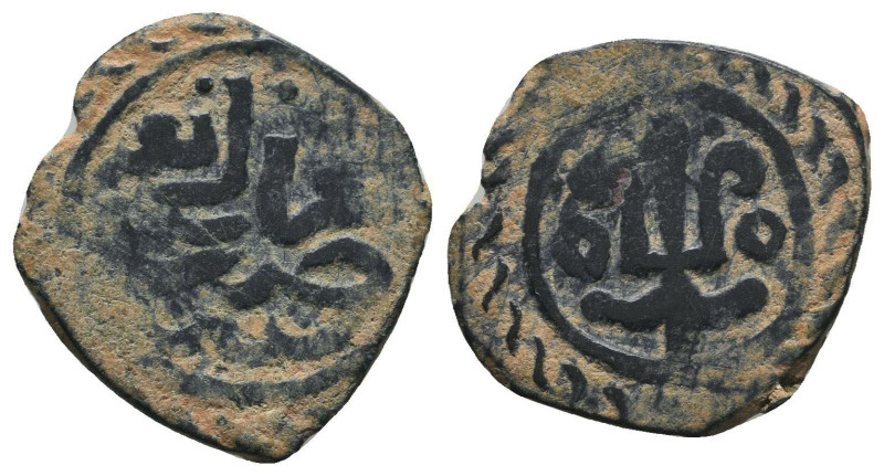 Islamic coins, Ae.
Reference:
Condition: Very Fine

Weight: 2 gr
Diameter: ...