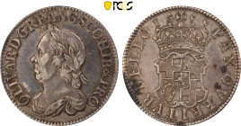 1658 Great Britain: Oliver Cromwell silver Shilling, KM-A207, S-3228. (6,00 g). PCGS AU Details (Cleaned)