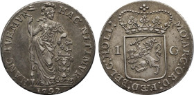 1792 Netherlands: Utrecht silver Gulden, KM-110. (10,40 g). AU
