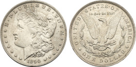 1890-O USA: Morgan silver Dollar. (26.70 g). AU