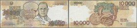 Portugal: 10.000 Escudos 1989 P. 185b, crisp original condition: UNC.
