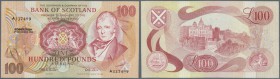 Scotland: Bank of Scotland 100 Pounds 1992 P. 118Ab in crisp original condition: UNC.