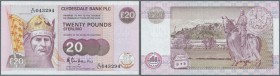 Scotland: Clydesdale Bank PLC 20 Pounds 1992 P. 220a crisp original, just at left border slight scratch of paper, otherwise original condition: aUNC.