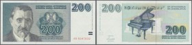 Yugoslavia: 200 Dinars 1999 P. 152A in condition UNC.