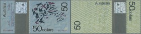 Australia: this highly rare Polymer testnote type ”MARK 1B” Cat. number S2X1 is from the series of the worlds first polymer banknotes tested already i...