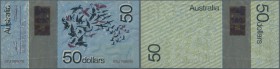 Australia: this highly rare Polymer testnote is from the series of the worlds first polymer banknotes tested already in 1977 at Note Printing Australi...