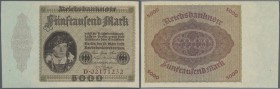 5000 Mark 1923 ohne Überdruck, Ro.86, in kassenfrischer Erhaltung // Germany: 5000 Mark 1923, P.87 in UNC condition