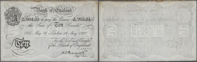 1943 ca., Fälschung der 10 Pfund Banknote im Rahmen der ”Aktion Bernhard” durch ...