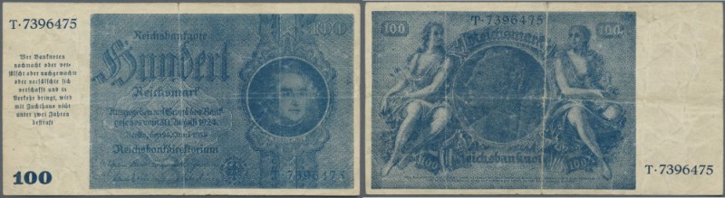 100 Reichsmark der Notausgaben 1945 für Graz, Linz und Salzburg, sog. Schörner-S...