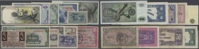 Riesiges Lot mit 69 Banknoten von 5 Pfennig Württemberg (Ro.214) bis 5 DM 1980 (Ro.285), dabei viele bessere Ausgaben, z.B. 5 DM Europa mit Kreuzstern...