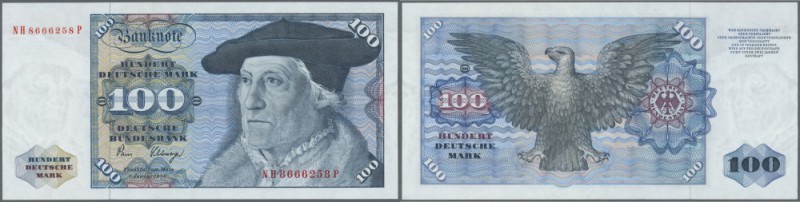 100 DM 1980, Serie NH/P in kassenfrischer Erhaltung // G.F.R.: 100 DM 1980, seri...