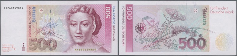 500 DM 1991, Ro.301a in kassenfrischer Erhaltung
