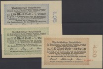 Westfalen Handelskammer für das südöstliche Westfalen, Arnsberg, 1.05, 2.10, 4.20 GM, 22.11.1923, Erh. I, 3 Scheine