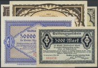 Leipzig, Direktion der städt. techn. Werke, 5000, 50 Tsd. Mark, 31.3.1923, 100 Tsd. Mark, 1.8.1923, 1 Mio. Mark, 20.8.1923, 10 Mio. Mark, 5.9.1923, me...