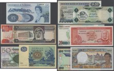 various world banknotes: collectors album with 269 Banknotes from St. Helena, Saudi Arabia, Seychelles, Sierra Leone, Singapore, Slovakia, Slovenia, S...
