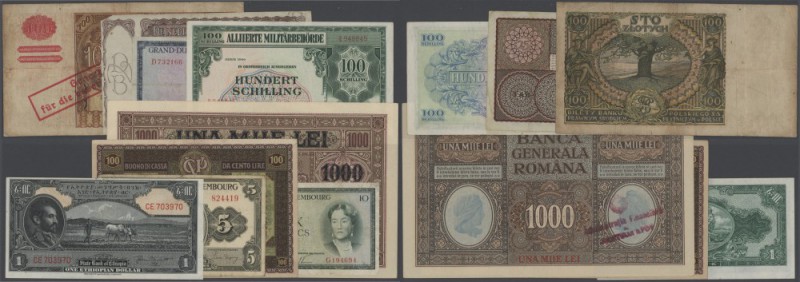 various world banknotes: collectors book ”Banknoten der Welt” with 37 Banknotes ...