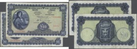 various world banknotes: small collection with 130 Banknotes from all over the world including 2 x 10 Pounds Ireland Republic 1974 Lady Lavery. Condit...