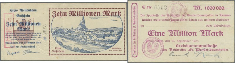 Nahetal von Bad Kreuznach bis Idar-Oberstein (alte PLZ 655 - 658), 2 Alben mit c...