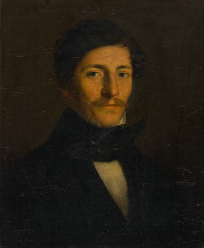 Spann, Michael Heinrich (Österreich, 1806-1843) Männerportrait ohne Jahr 

 Sp...
