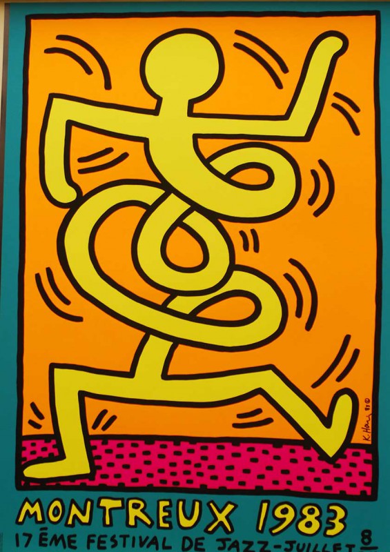 Haring, Keith (USA, 1958-1990) 17. Montreux Jazz Festival 1983 

 Haring, Keit...