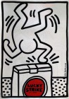 Haring, Keith (USA, 1958-1990) «Lucky Strike» 1987 

 Haring, Keith Reading, PA 1958 – 1990 New York City
 «Lucky Strike». 1987. 
Farbige Serigrap...
