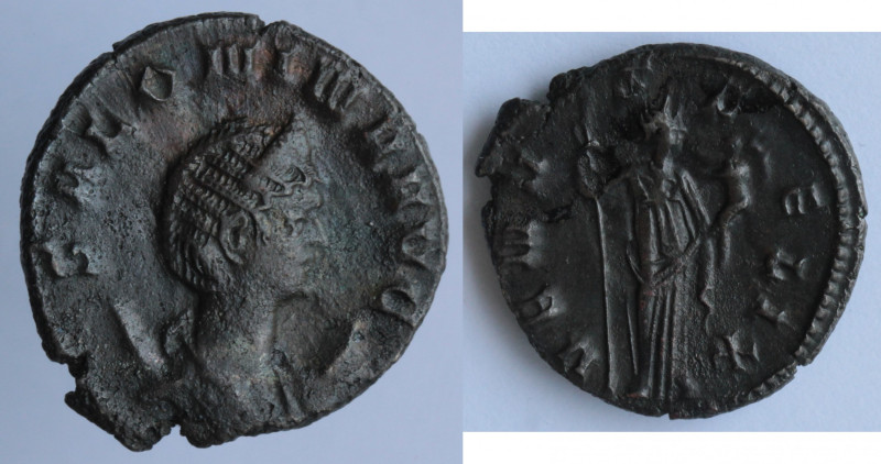 Impero Romano. Salonina, moglie di Gallieno, deceduta nel 268 d.C. Antoniniano. ...